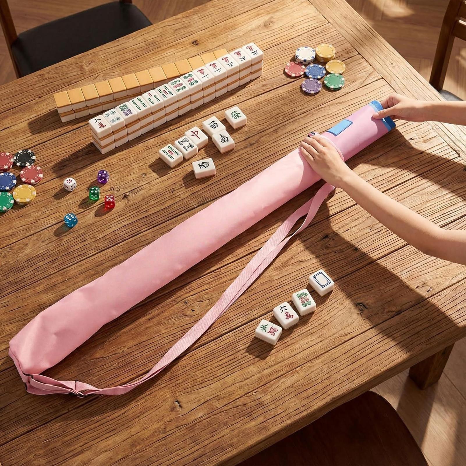 Tabung Matras Mahjong Portabel - Travel Outdoor Camping Youtube ulasan dan harga