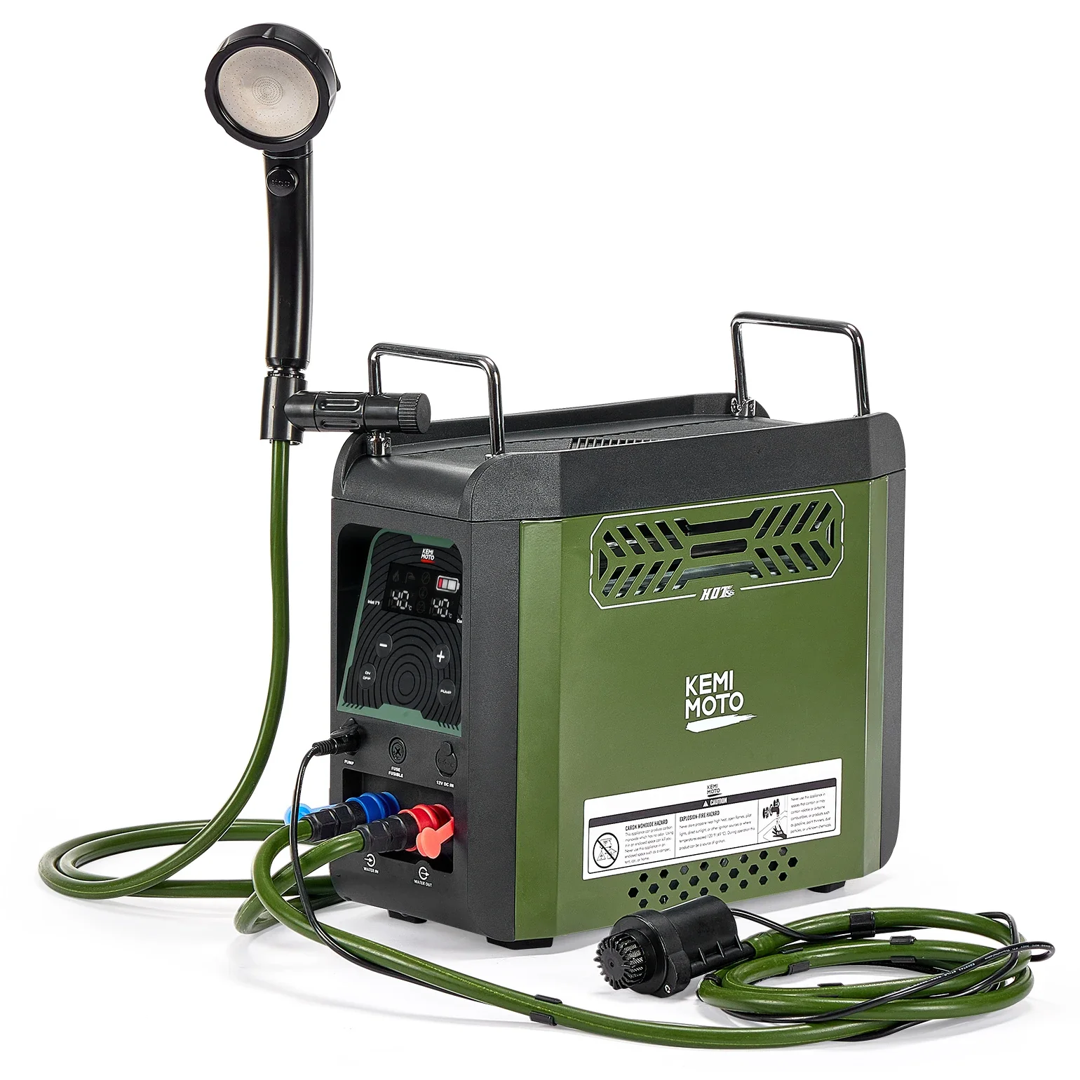 KEMIMOTO Pemanas Air Portabel  - Portable Camping Shower ulasan dan harga