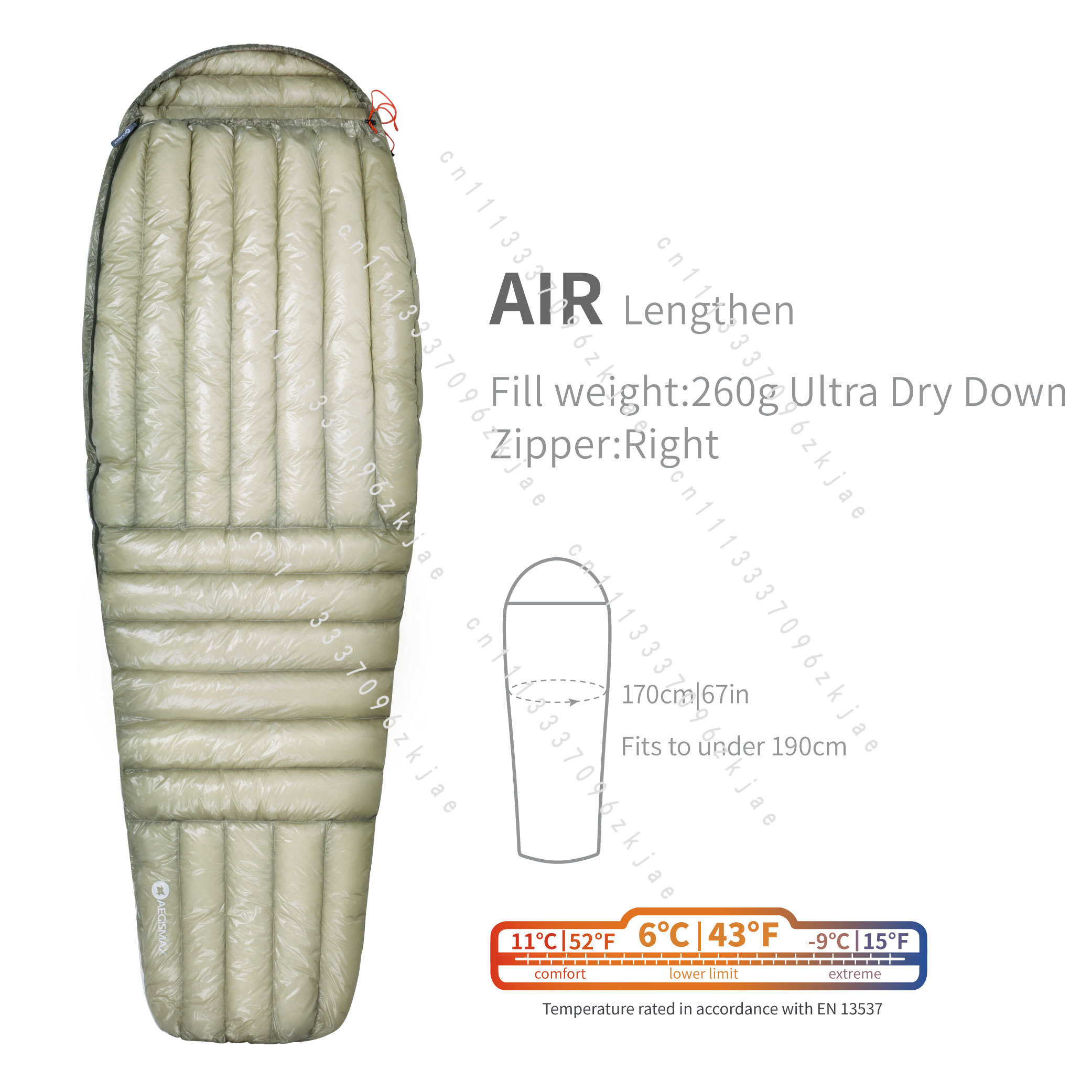 AIR 10D 800FP Ultra Dry Down S - Outdoor Camping Sleeping Bag ulasan dan harga