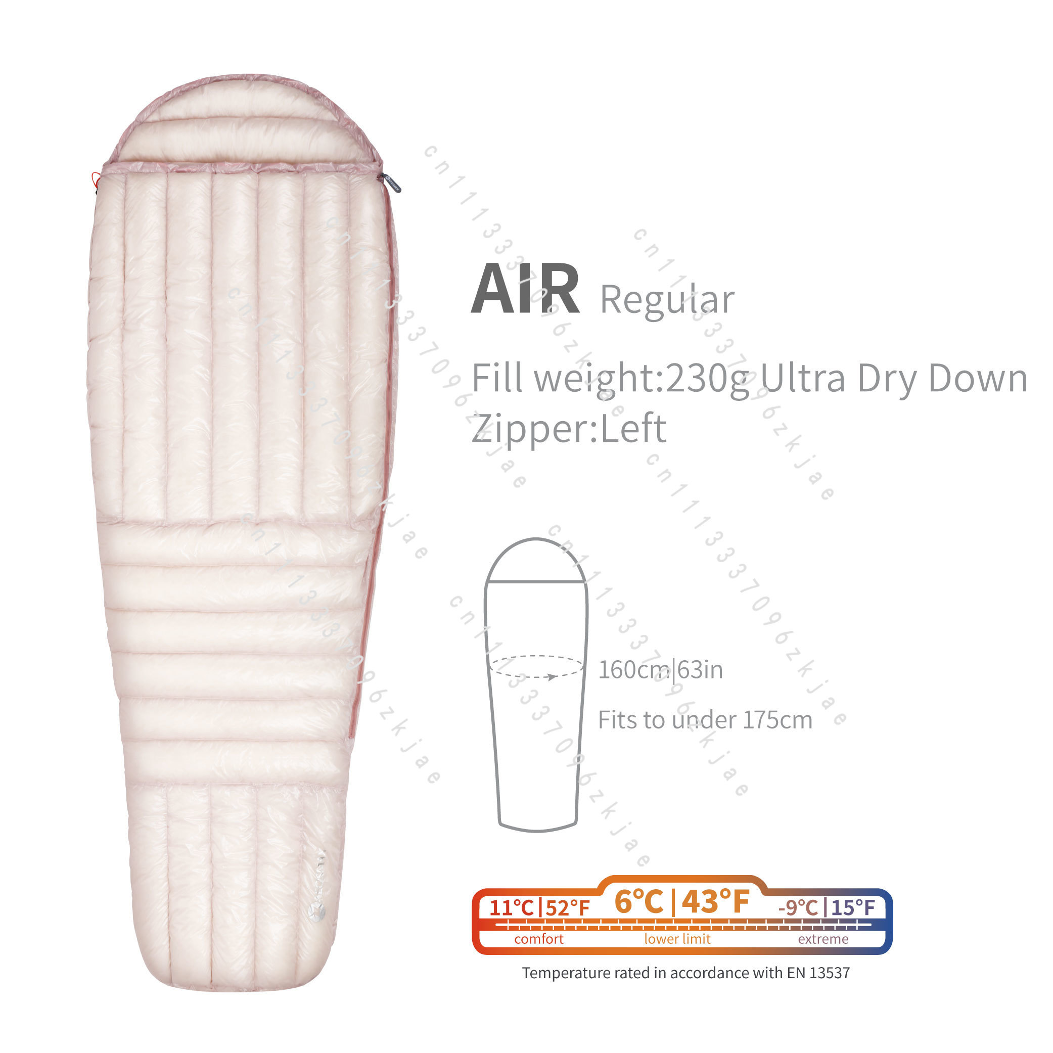 AIR 10D 800FP Ultra Dry Down S - Outdoor Camping Sleeping Bag ulasan dan harga