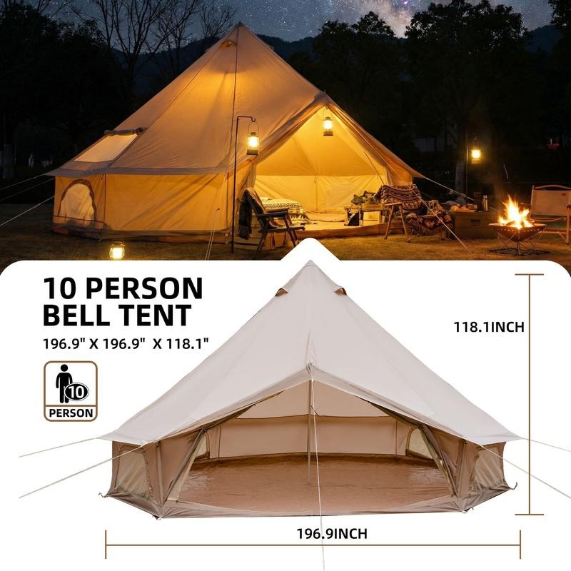 Tenda Bell 4 Musim 16.4FT, Ten - Outdoor Yurt Camping ulasan dan harga
