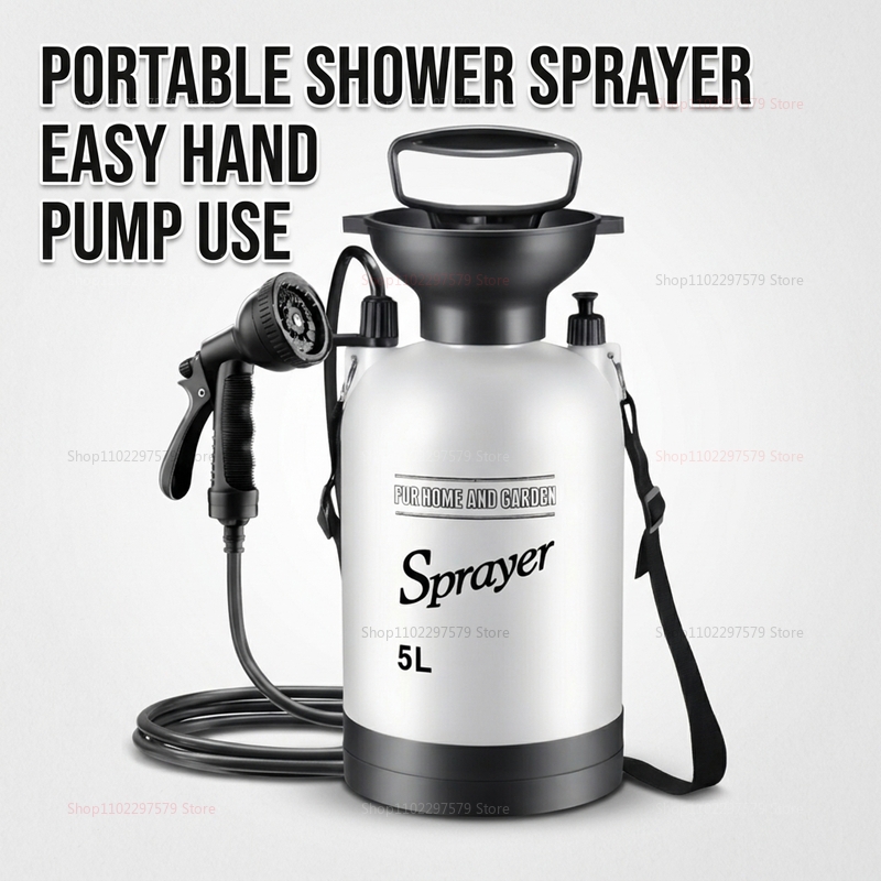 Shower Camping Portabel 5L Sis - Portable Camping Shower ulasan dan harga