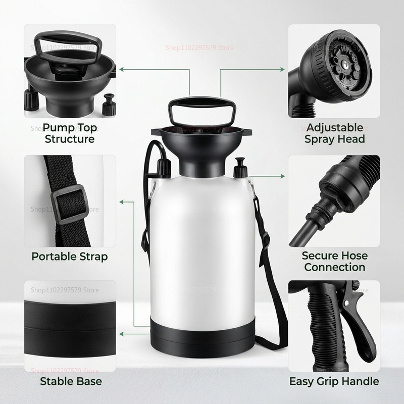 Shower Camping Portabel 5L Sis - Portable Camping Shower ulasan dan harga