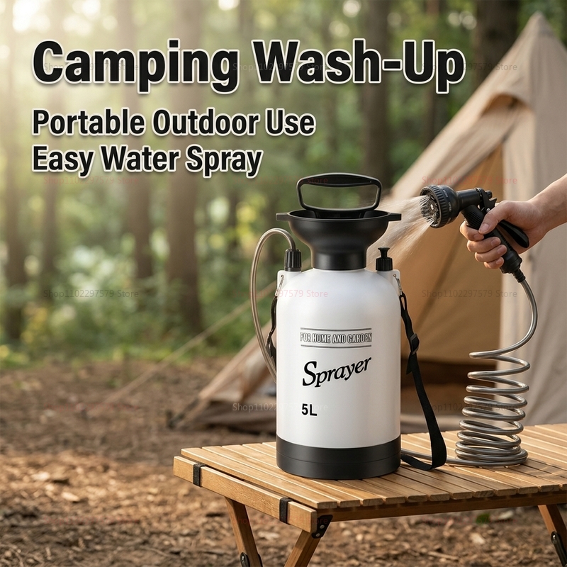 Shower Camping Portabel 5L Sis - Portable Camping Shower ulasan dan harga