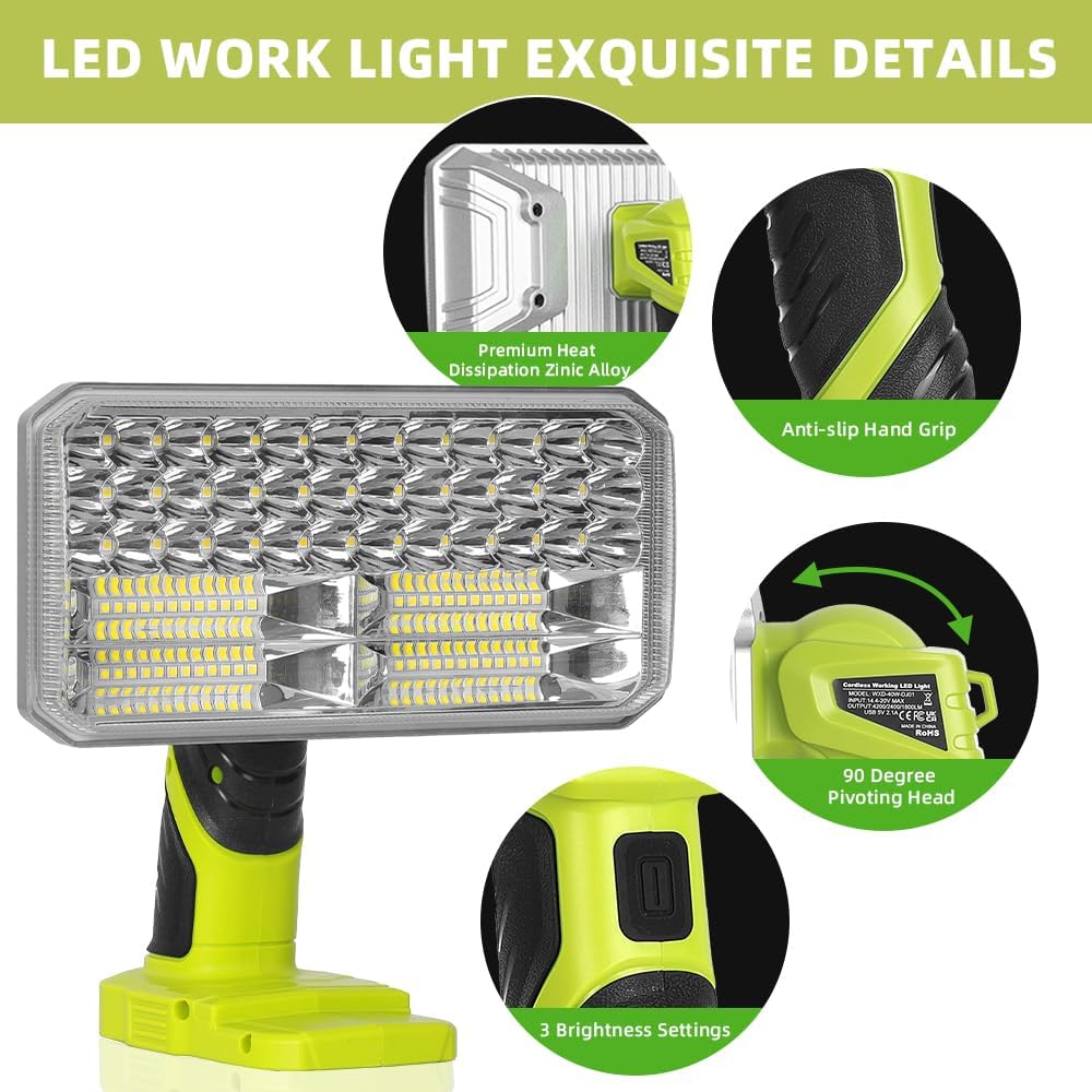Senter LED Tanpa Kabel 40W 420 - Outdoor Camping Jobs ulasan dan harga
