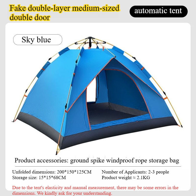 Tenda Camping Otomatis, Tenda  - Outdoor Camping Automatic Quick Opening Tent ulasan dan harga