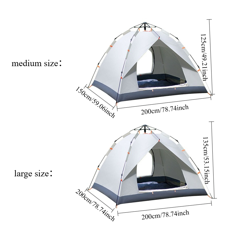 Tenda Camping Otomatis, Tenda  - Outdoor Camping Automatic Quick Opening Tent ulasan dan harga