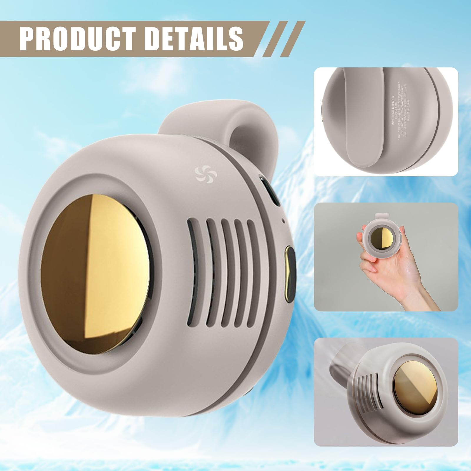 Kipas Klip Pinggang Bebas Geng - Outdoor Camping Ventilator ulasan dan harga