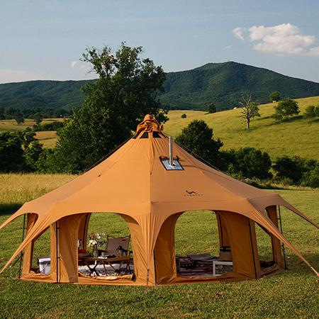Tenda Yurt Glamping Kapas Oxfo - Outdoor Yurt Camping ulasan dan harga