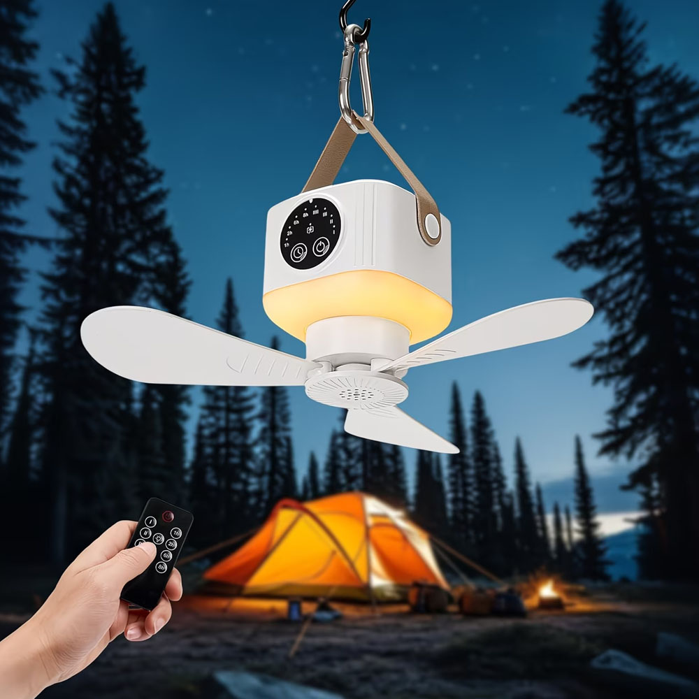 Kipas Langit-langit Portabel d - Outdoor Camping Misting Fan ulasan dan harga