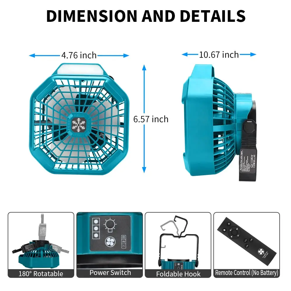 Kipas Luar Ruangan Portabel un - Outdoor Camping Misting Fan ulasan dan harga