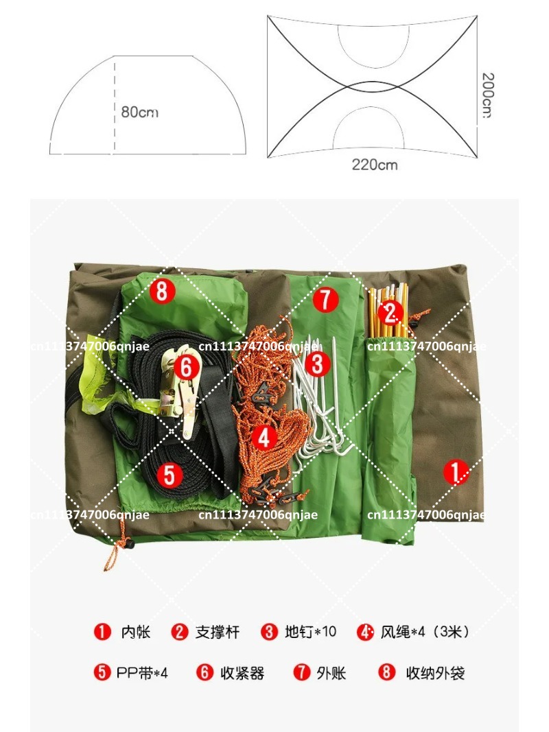 Tenda Gantung Jaring Pohon Por - Outdoor Camping Hammock ulasan dan harga