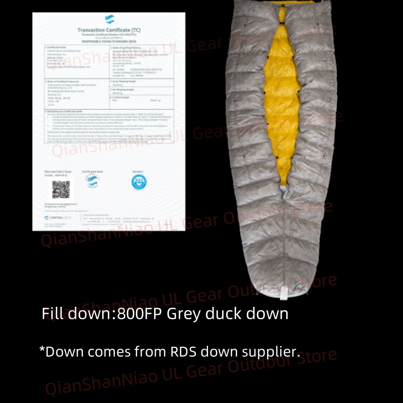 Ice Flame JI NXT 800FP Mummy B - Outdoor Camping Sleeping Bag ulasan dan harga
