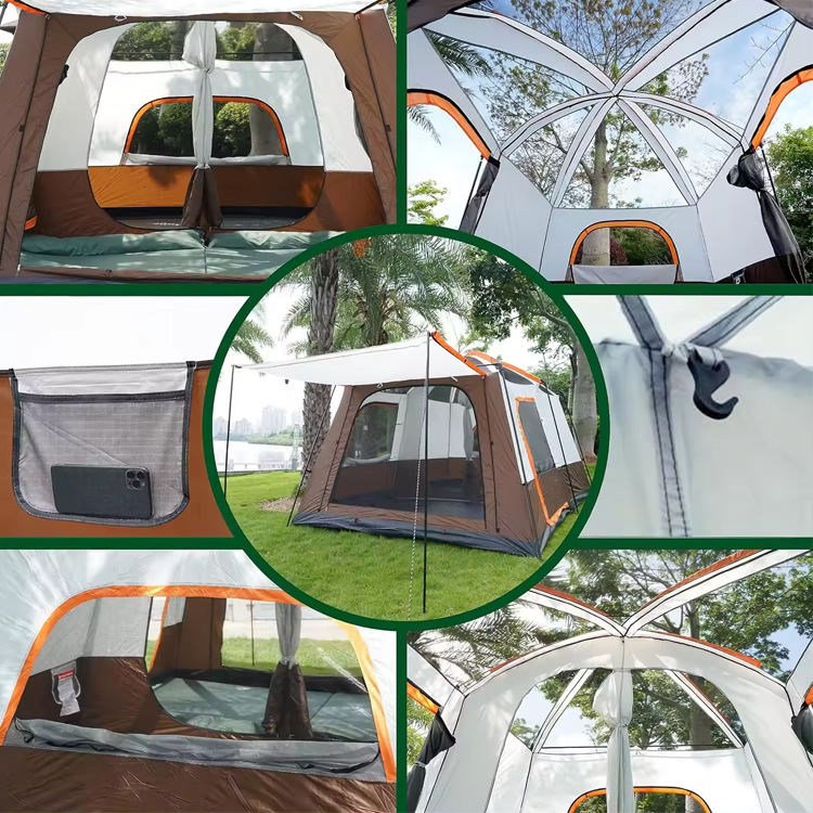 Tenda Camping Mewah Ukuran Bes - Outdoor Camping Tent Waterproof ulasan dan harga