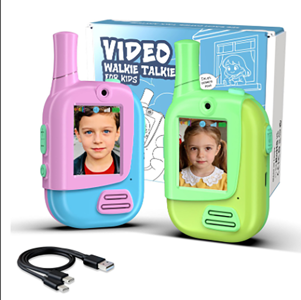 2 Paket Walkie Talkie Video An - Outdoor Camping Toys ulasan dan harga