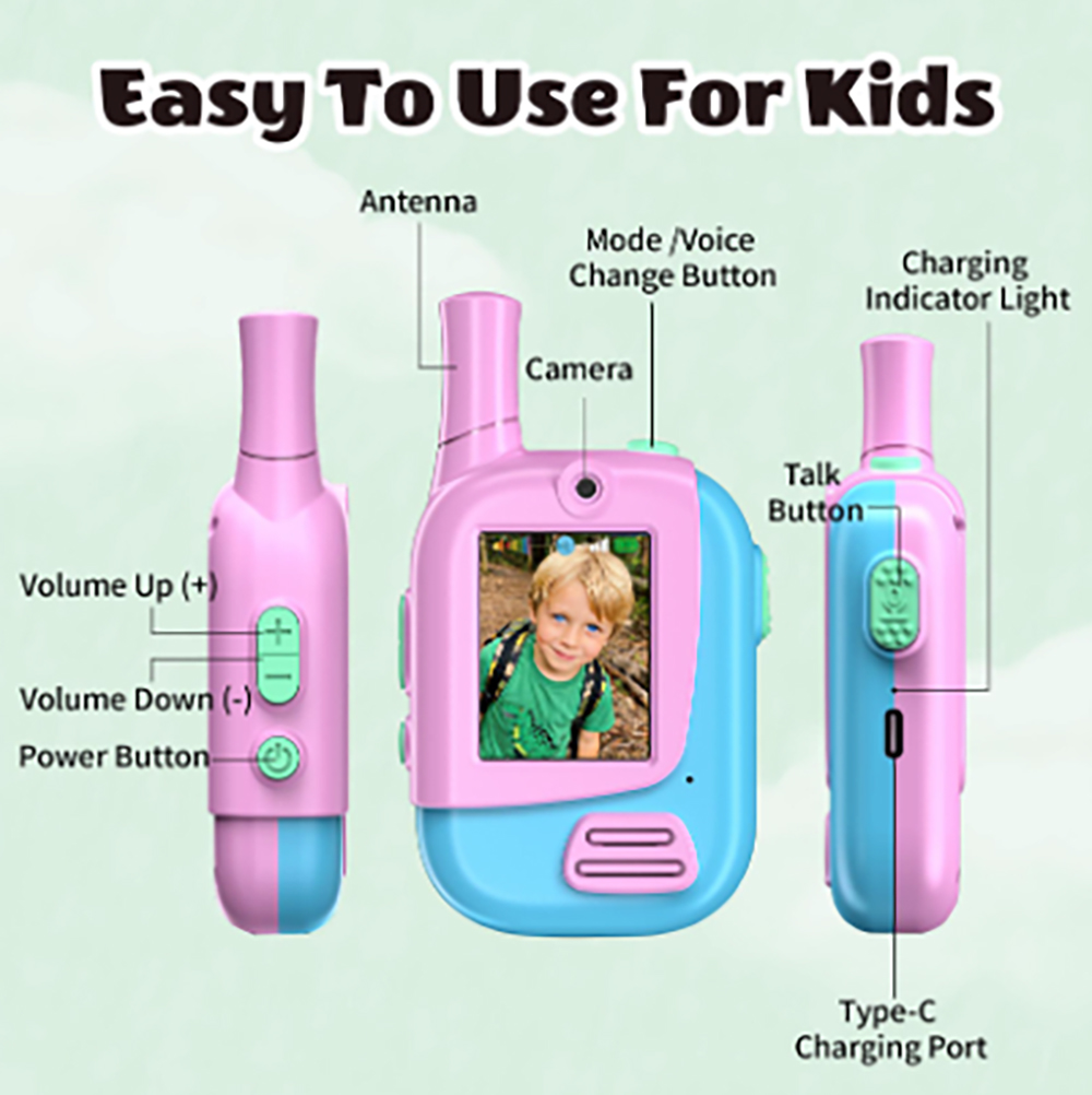 2 Paket Walkie Talkie Video An - Outdoor Camping Toys ulasan dan harga