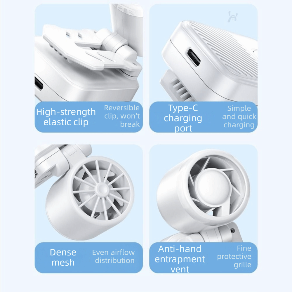 Kipas Klip Topi Portabel Ringa - Outdoor Camping Misting Fan ulasan dan harga