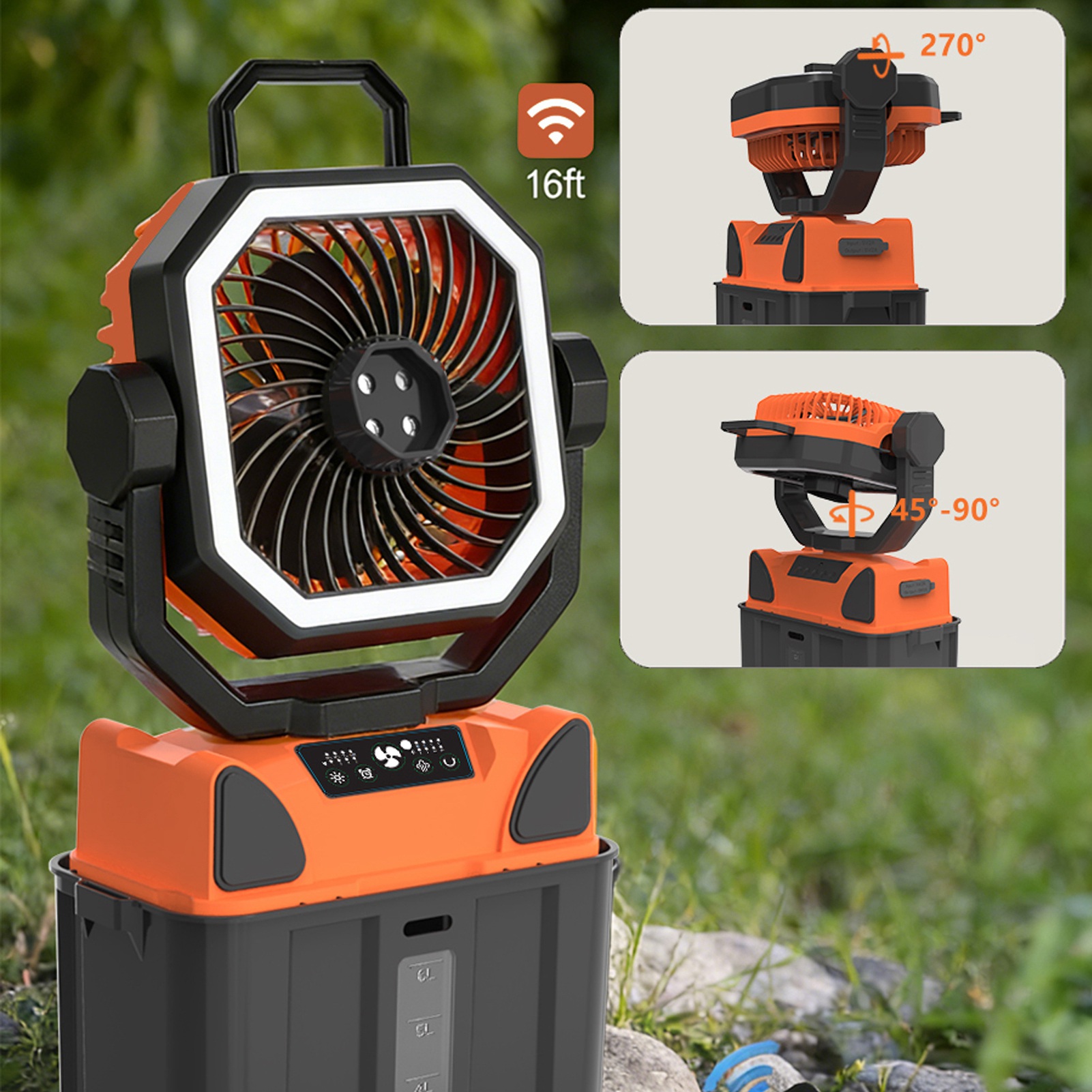 Kipas Camping Isi Ulang dengan - Outdoor Camping Fans ulasan dan harga