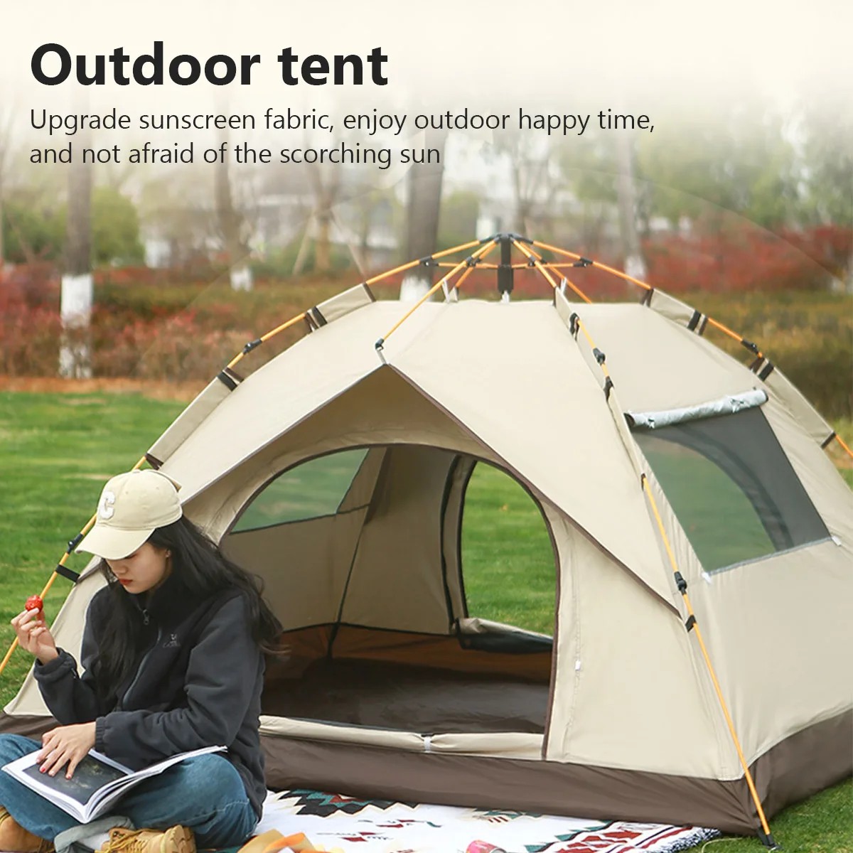 Tenda Camping Otomatis Luar Ru - Outdoor Camping Automatic Quick Opening Tent ulasan dan harga