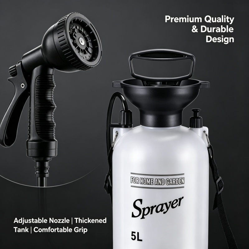 Botol Semprot Tekanan Manual 5 - Portable Camping Shower ulasan dan harga