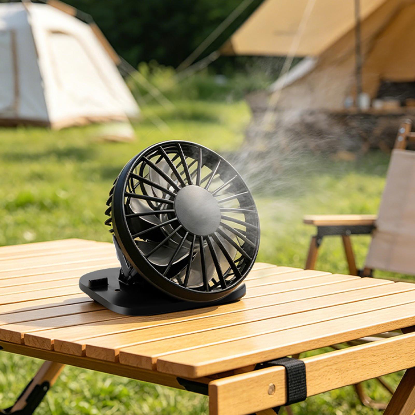 Kipas Klip Topi 3 Kecepatan Pe - Outdoor Camping Misting Fan ulasan dan harga